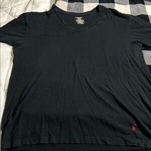 Polo Ralph Lauren Black V-Neck Tee
